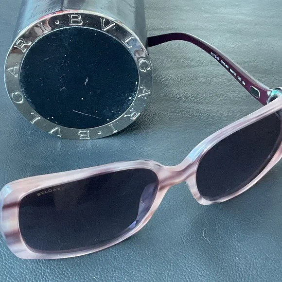 BVLGARI / Bulgari Sunglasses & Original case. BVLGARI Sunglasses Limited Edition Flowers Crystals with  main image 3